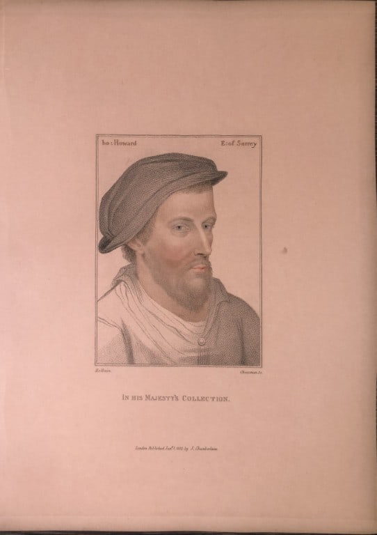 Portrait of Henry Howard by Hans Holbein 1828 (1 of 1)