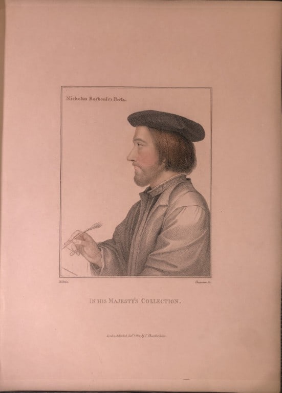 Portrait of Nicholas Borbonius by Hans Holbein 1828 (1 of 1)