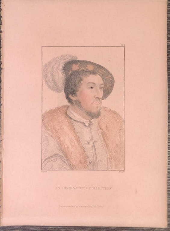 Portrait of Unknown Gentleman by Hans Holbein 1828 (1 of 1)