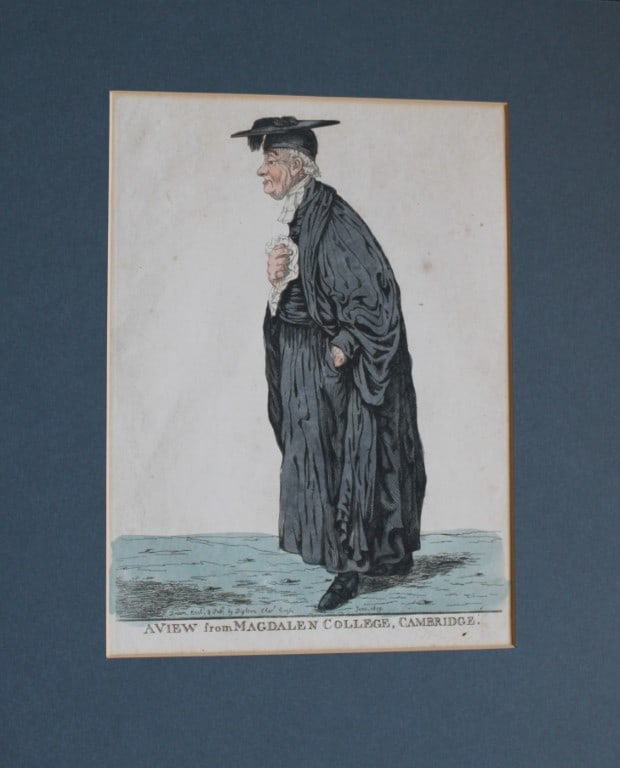 Robert Dighton - Dr William Gretton, Magdalen College, Cambridge 1809 (1 of 2)