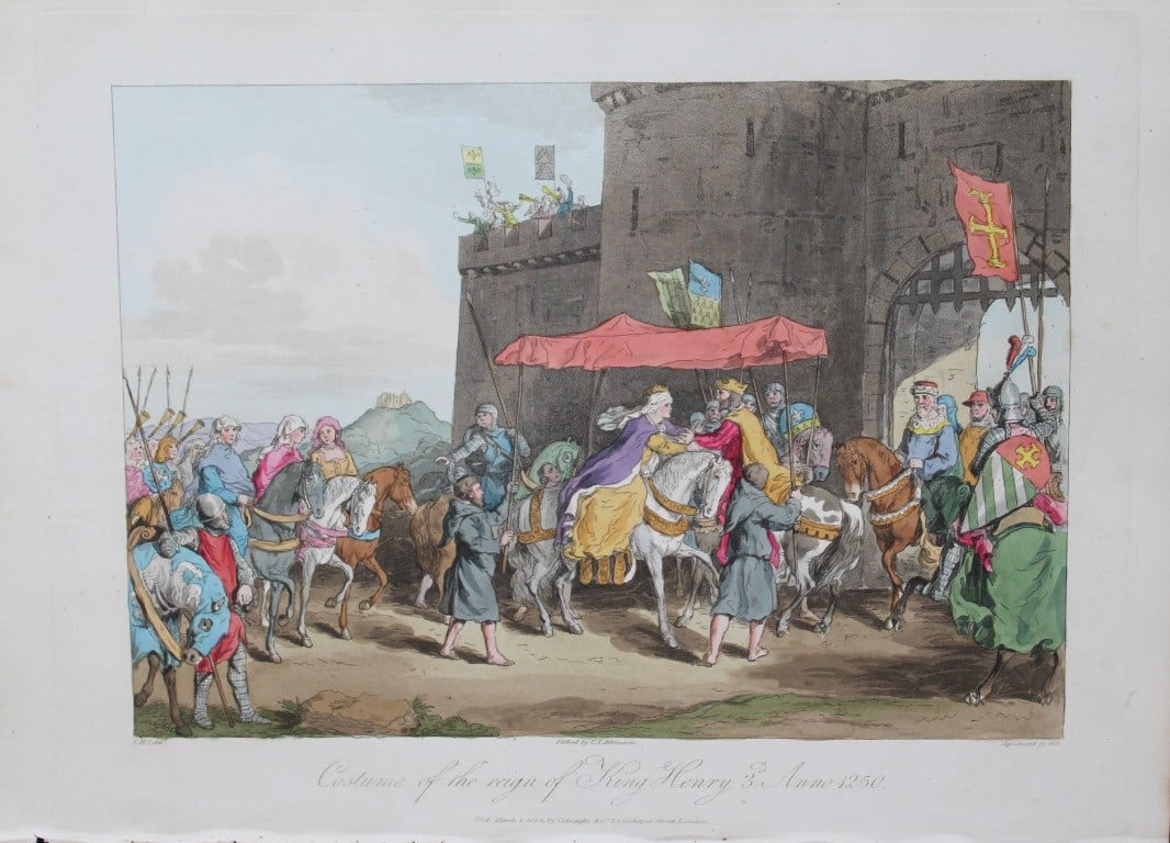 CH Smith - Costume of the 13th Century Reign of Henry III 1814 (1 of 1)