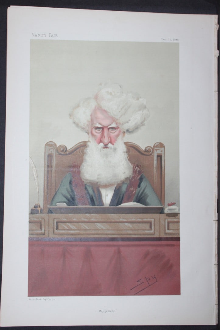 Alderman Sir Robert Carden MP - City justice by Spy 1880 (1 of 2)