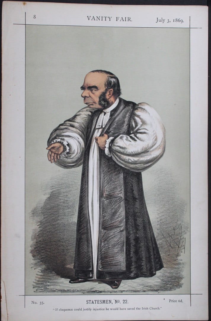 William Connor Magee, Bishop of Peterborough - He would have saved the Irish Church by Ape 1869 (1 of 2)