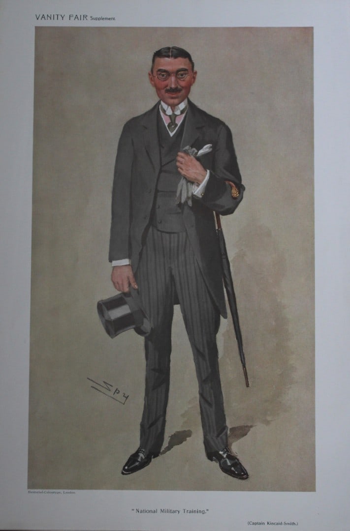 Captain T M H Kincaid-Smith MP - National Military Training by Spy 1909 (1 of 2)