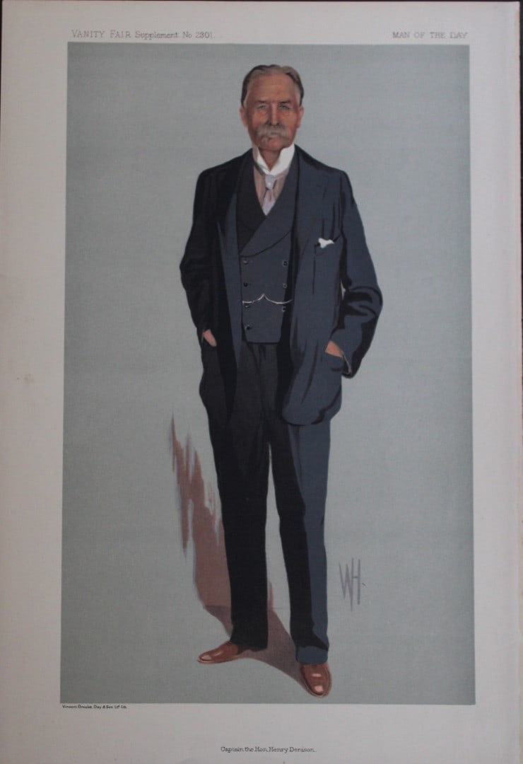 Captain Sir Henry Denison by WH 1912 (1 of 2)