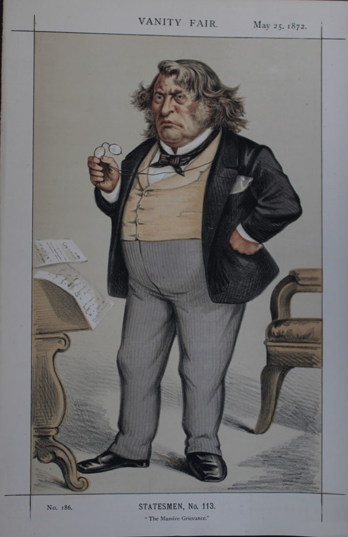 Charles Sumner - The Massive Grievance by Nast 1872 (1 of 2)