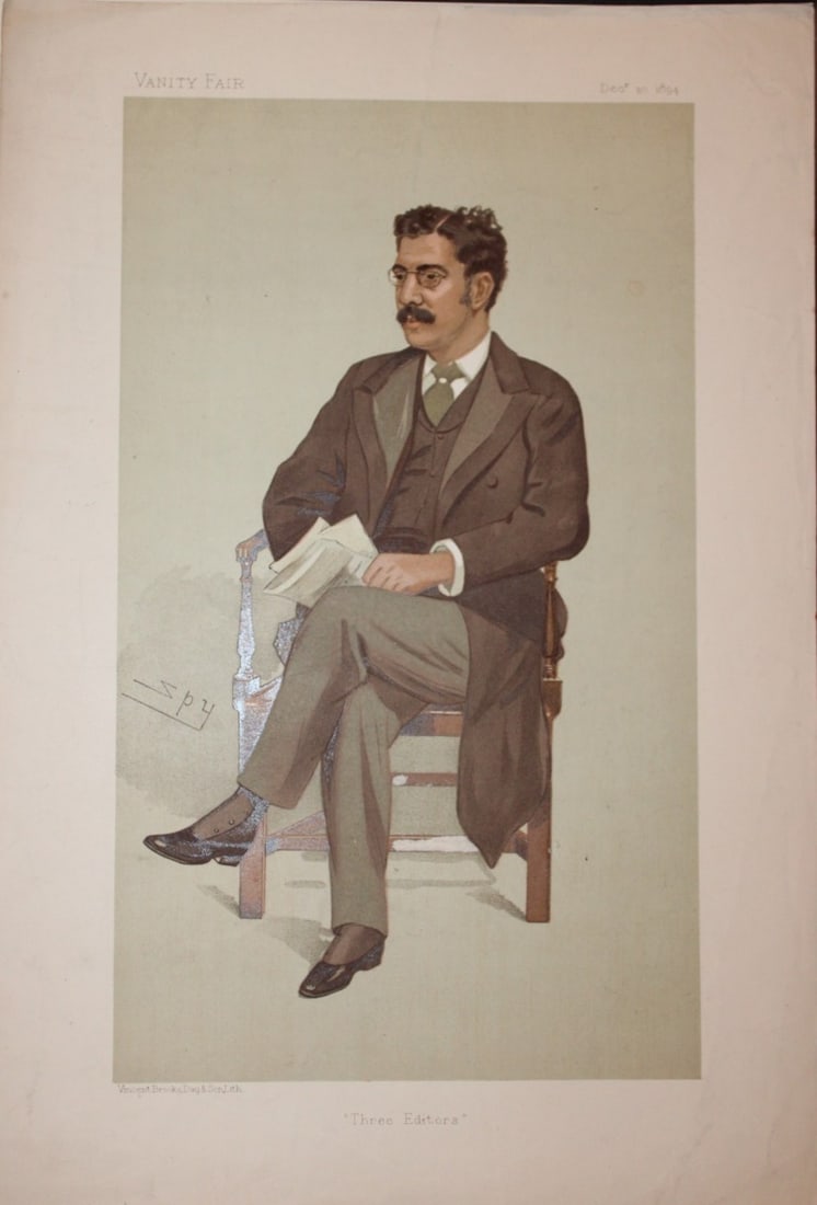 Clement K Shorter - Three Editors by Spy 1894 (1 of 2)