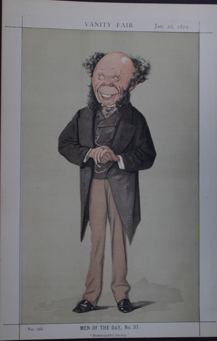 Dr Frederick Quin - Homoeopathic Society by Cecioni 1872 (1 of 2)