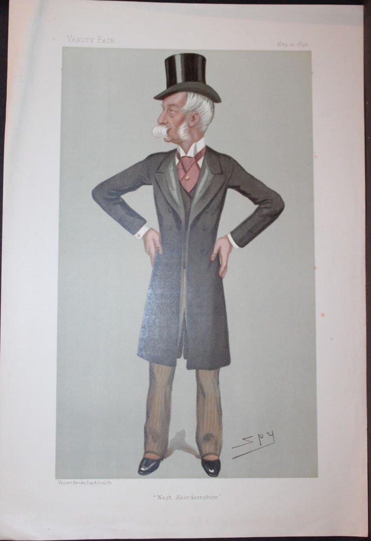 Dr Robert Farquharson MP - West Aberdeenshire by Spy 1895 (1 of 2)