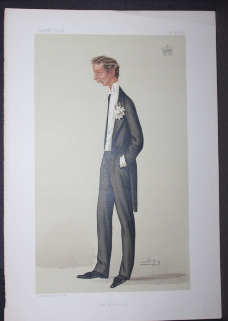 Arthur Williams, 2nd Earl Cairns - the Woolsack by Spy 1886 (1 of 2)