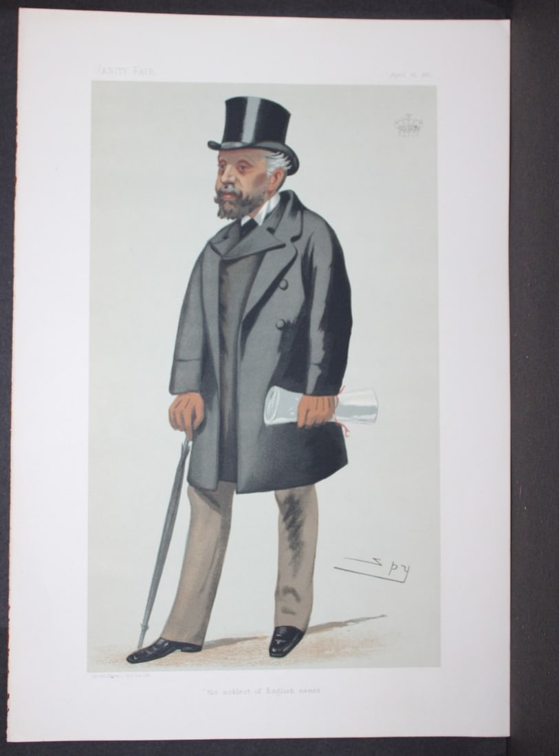 Horatio, 3rd Earl Nelson - the noblest of English names by Spy 1881 (1 of 2)