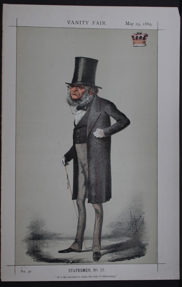 Edward Smith-Stanley, 14th Earl of Derby by Ape 1869 (1 of 2)