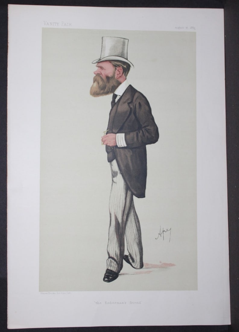 Edward Birkbeck MP - the fisherman's friend by Ape 1885 (1 of 2)