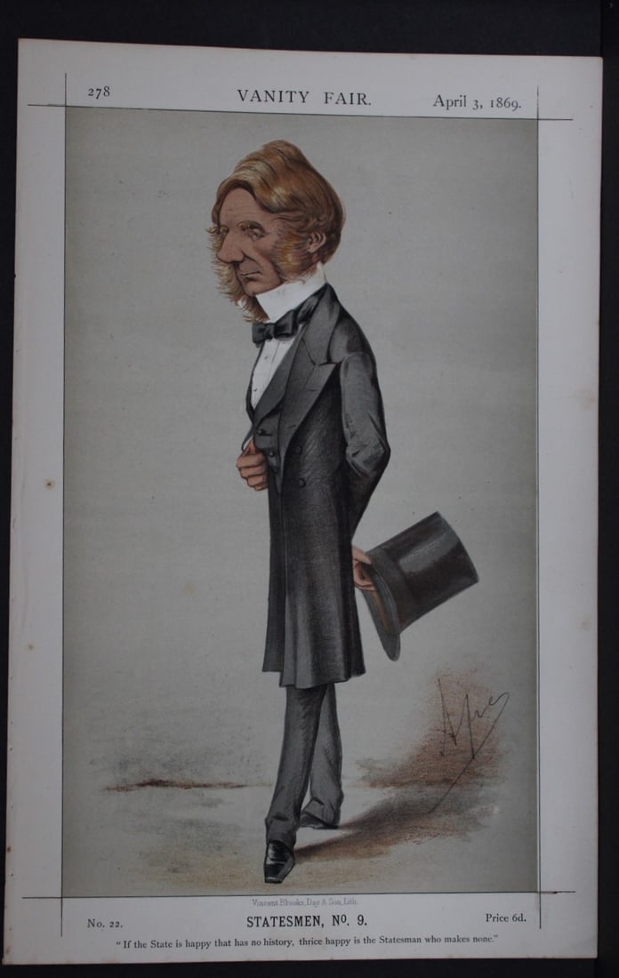 Edward Cardwell, 1st Viscount Cardwell by Ape 1869 (1 of 2)