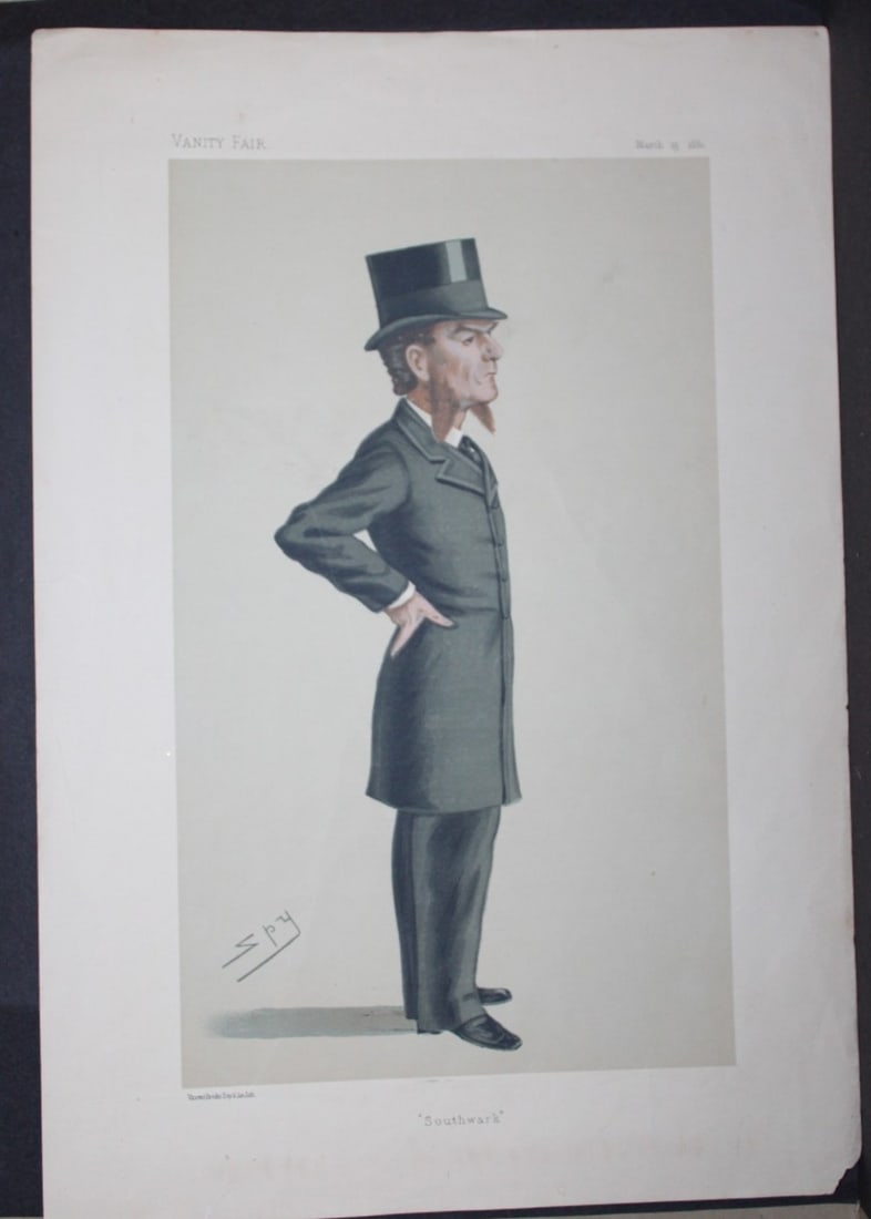 Edward Clarke MP - Southwark by Spy 1880 (1 of 2)