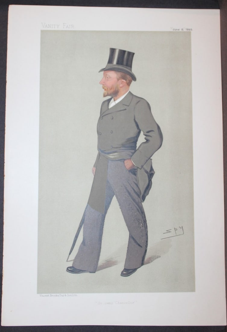 Fred Crisp - He owns Chancellor by Spy 1893 (1 of 2)