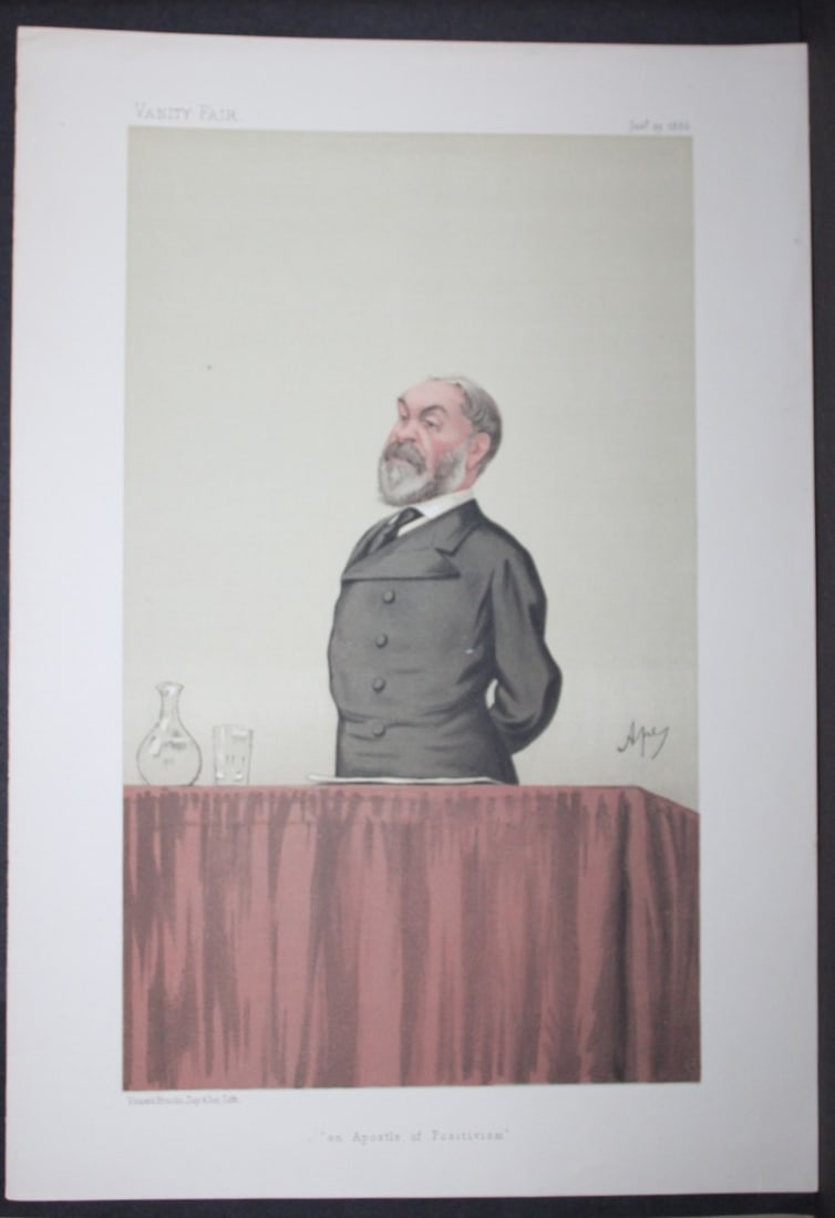 Frederic Harrison MA - an Apostle of Positivism by Ape 1886 (1 of 2)