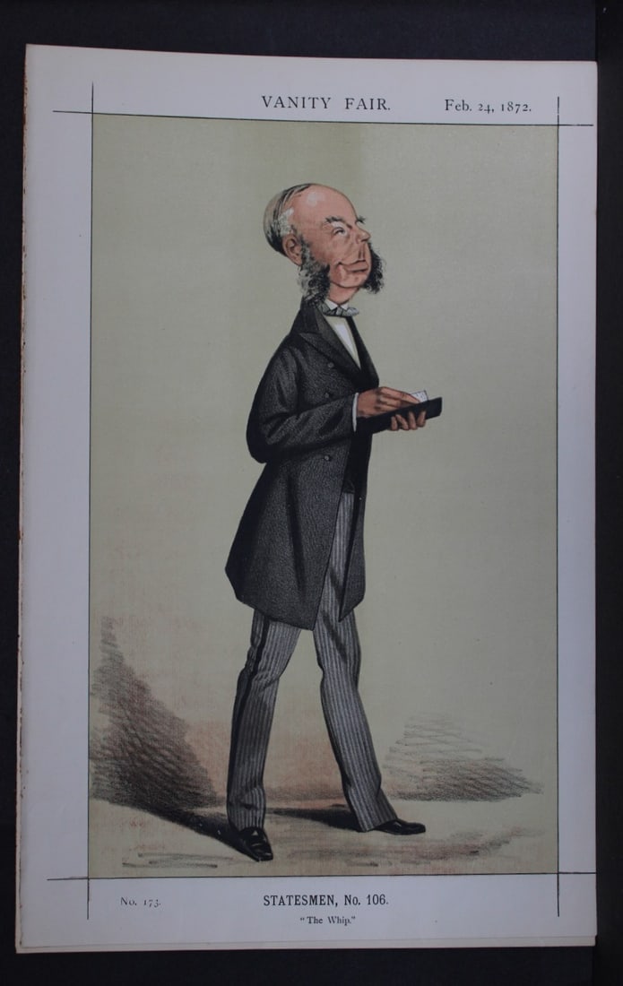 George Grenfell Glyn MP - The Whip by Cecioni 1872 (1 of 2)