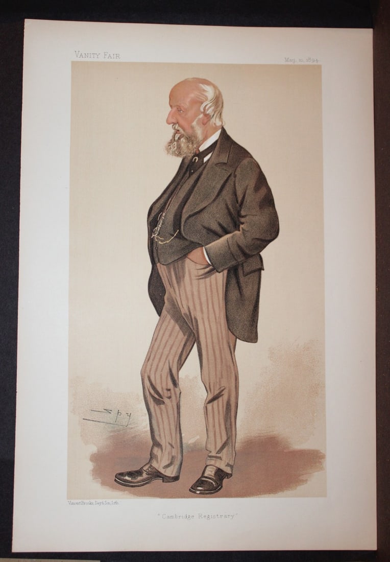 Captain Sir Henry David Erskine - Cambridge Registrary by Spy 1894 (1 of 2)