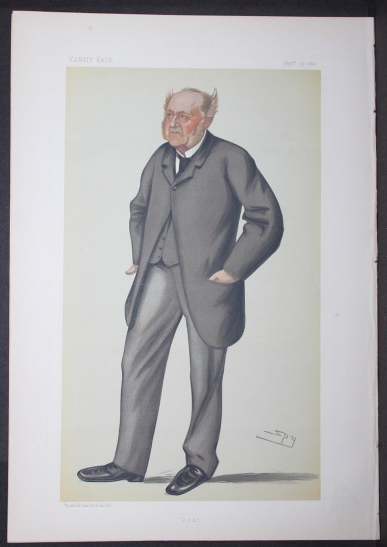 Hon Sir A F O Liddell KCB, QC - Dodo by Spy 1882 (1 of 2)