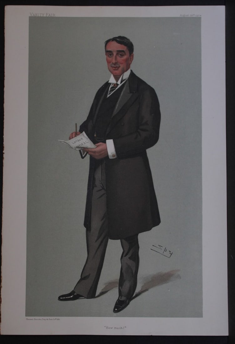 Hon Sydney Holland, 2nd Viscount Knutsford - How much? by Spy 1904 (1 of 2)