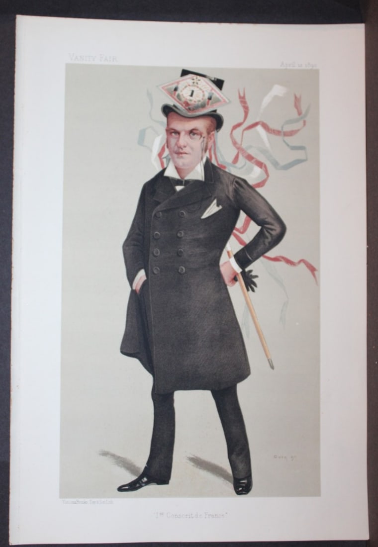 Prince Philippe, HRH Duke of Orleans - Conscrit de France by GUTH 1890 (1 of 2)