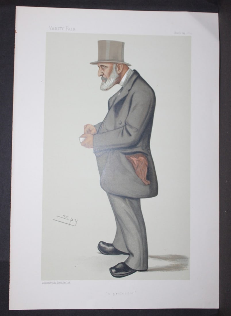 James Edwin Thorold Rogers MP - a professor by Spy 1884 (1 of 2)