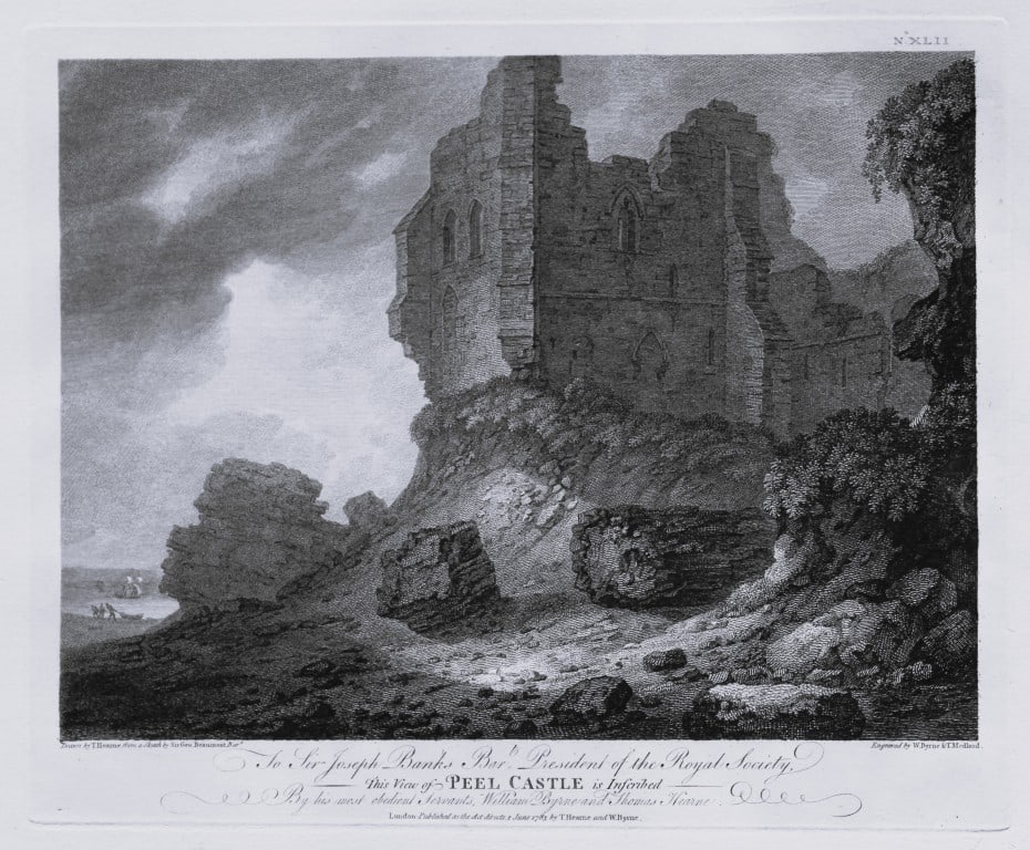 Thomas Hearne - Peel Castle Lancashire 1786 (1 of 4)