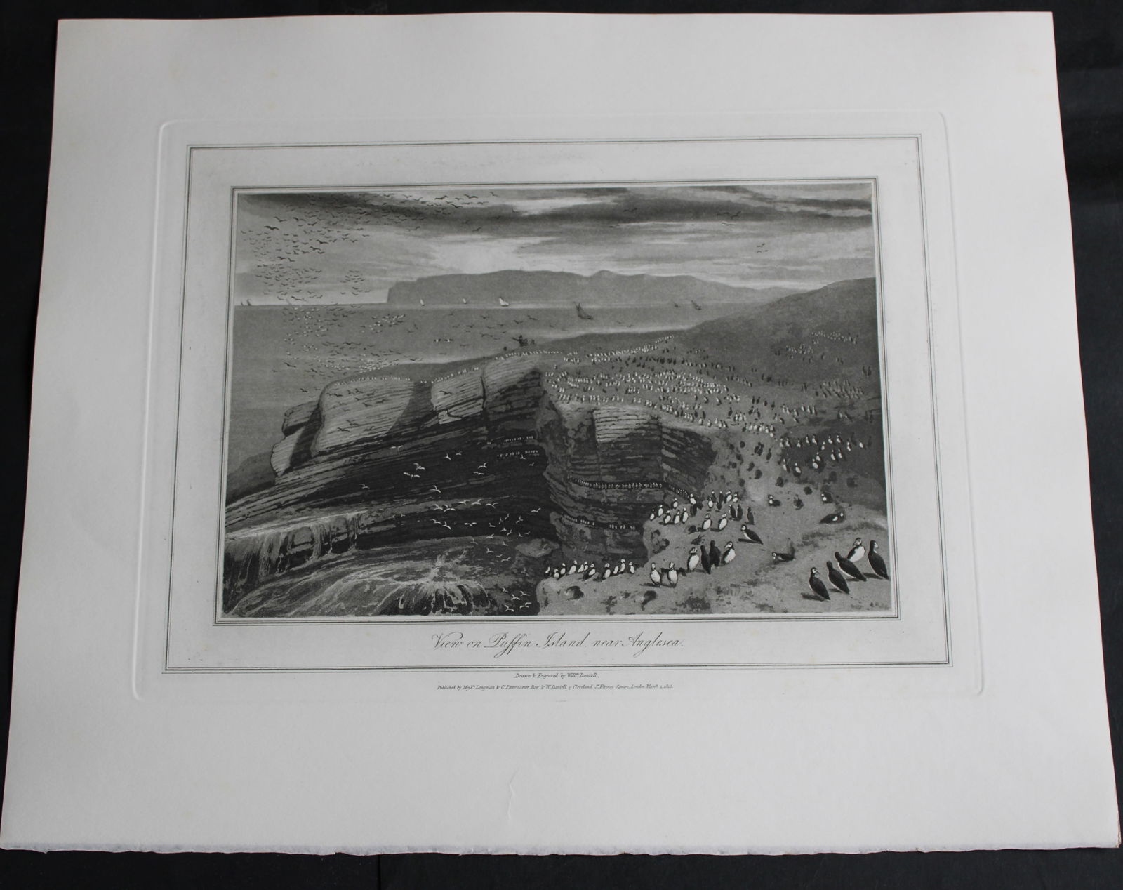 W Daniell - Puffin Island, Anglesea c1820 (1 of 2)