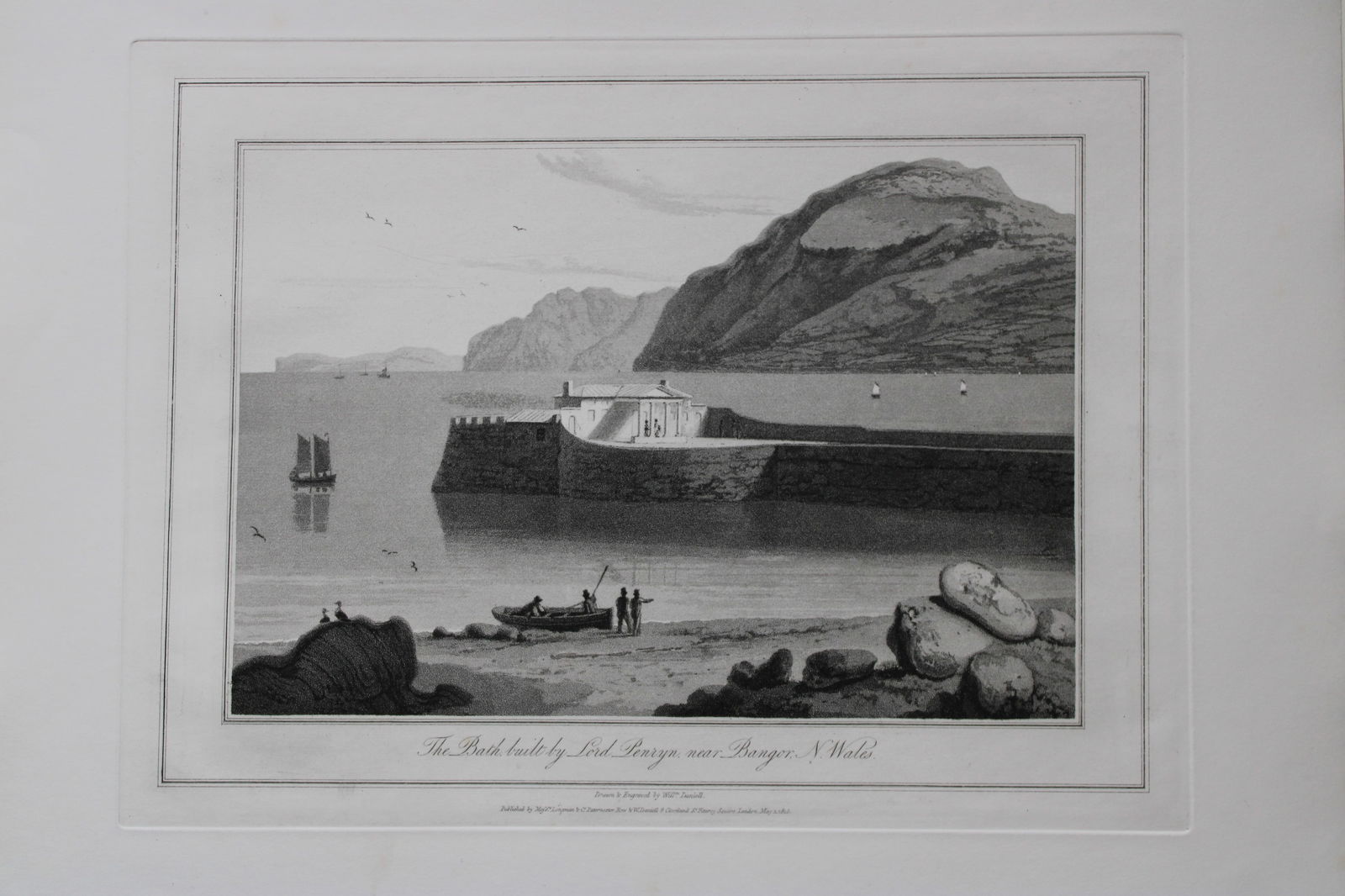 W Daniell - The Bath, Bangor c1820 (1 of 2)