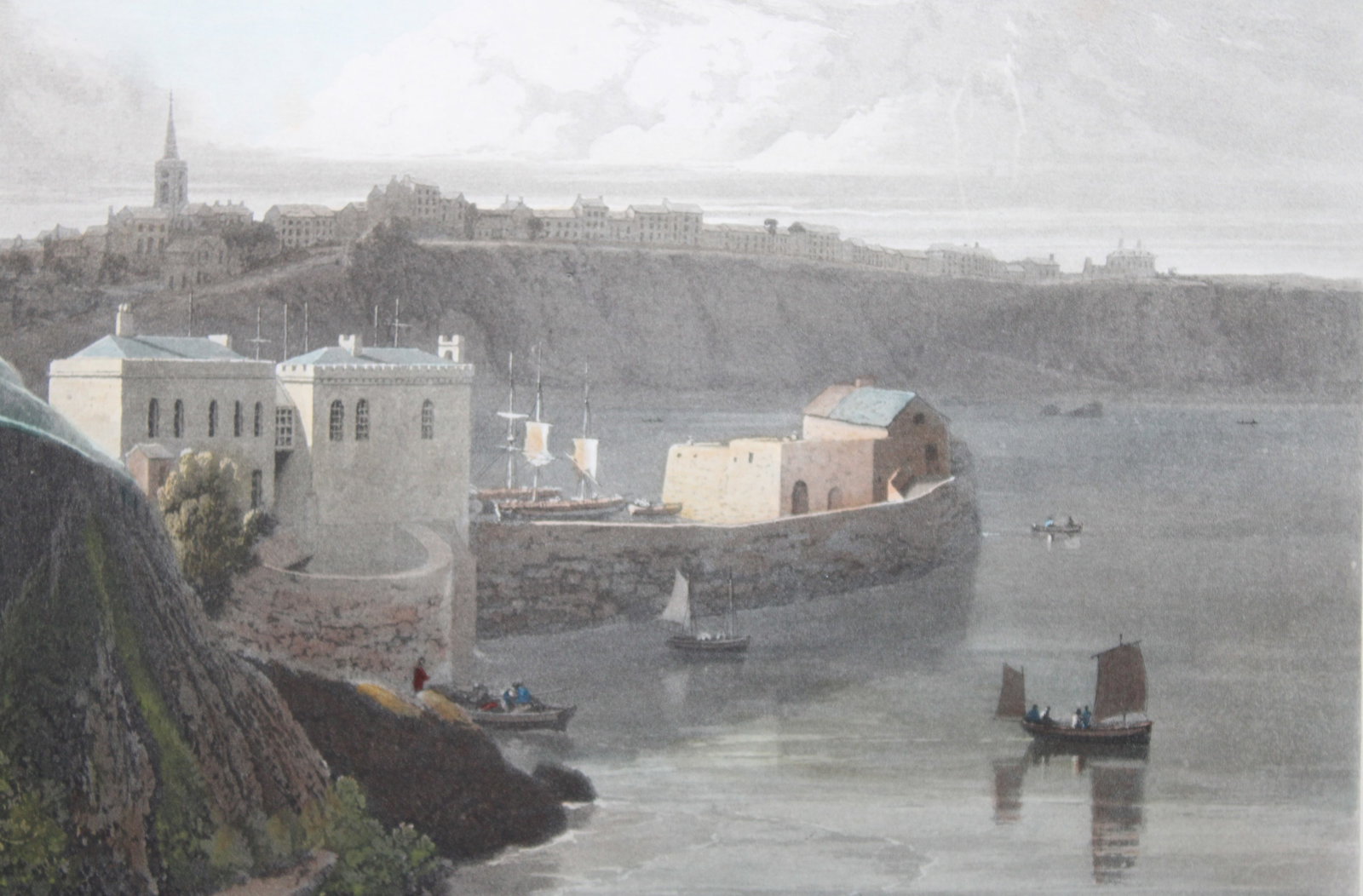 W Daniell - Tenby, Pembrokeshire c1820 (1 of 2)