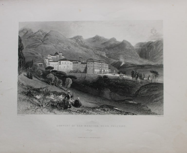Rev. Wright - Map of Med 1839: This print is from The Shores and Islands of the Mediterranean, drawn from nature, drawn by Sir Grenville Temple Bart., Major Irton, WL Leitch and Lieut. Allen RE with an analysis of the Mediterranean