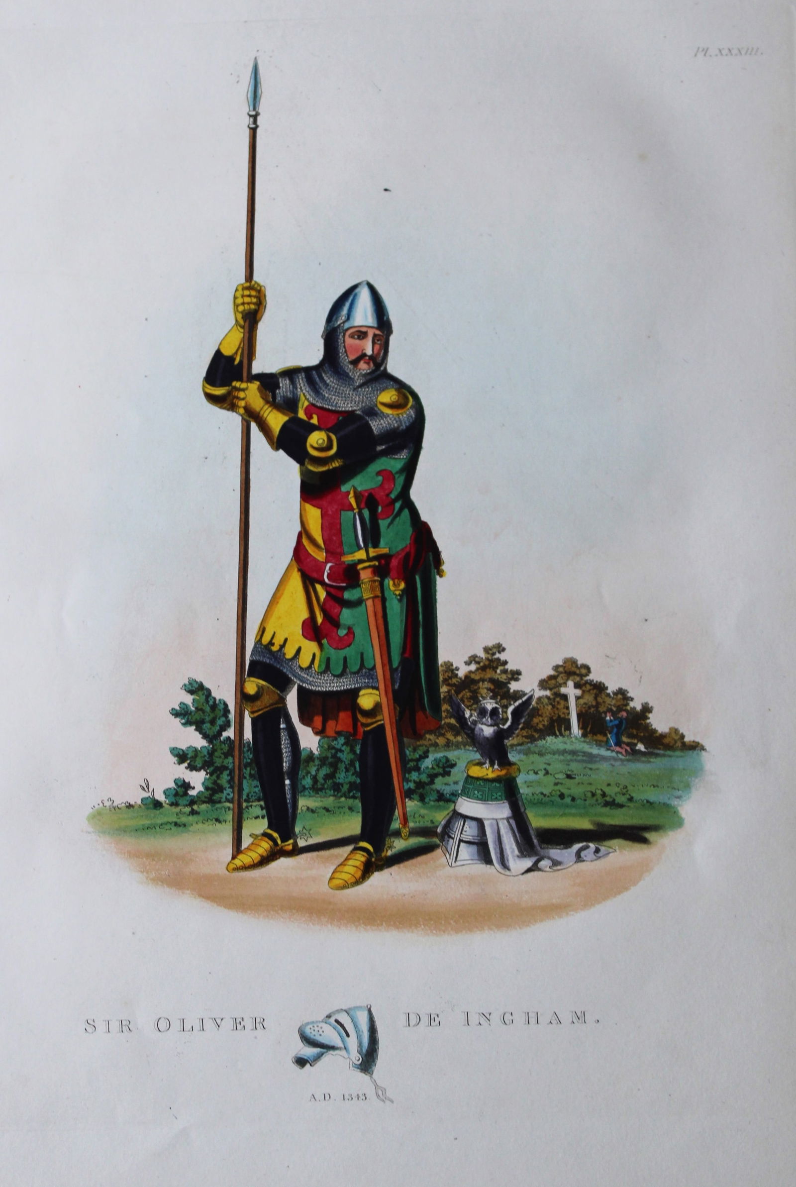 Sir Oliver de Ingham by Samuel Meyrick 1842 (1 of 1)