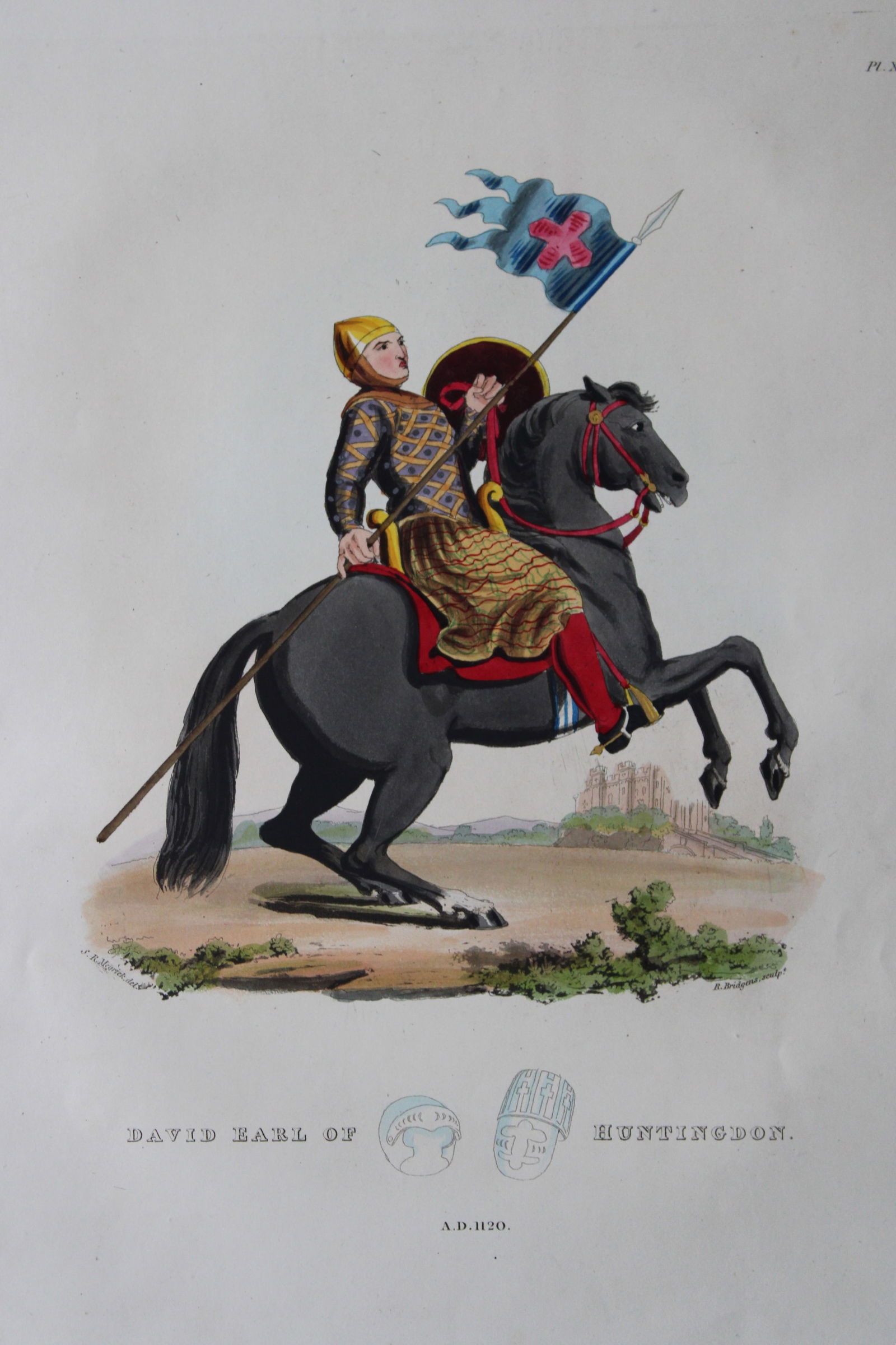 David Earl of Huntingdon by Samuel Meyrick 1842 (1 of 1)