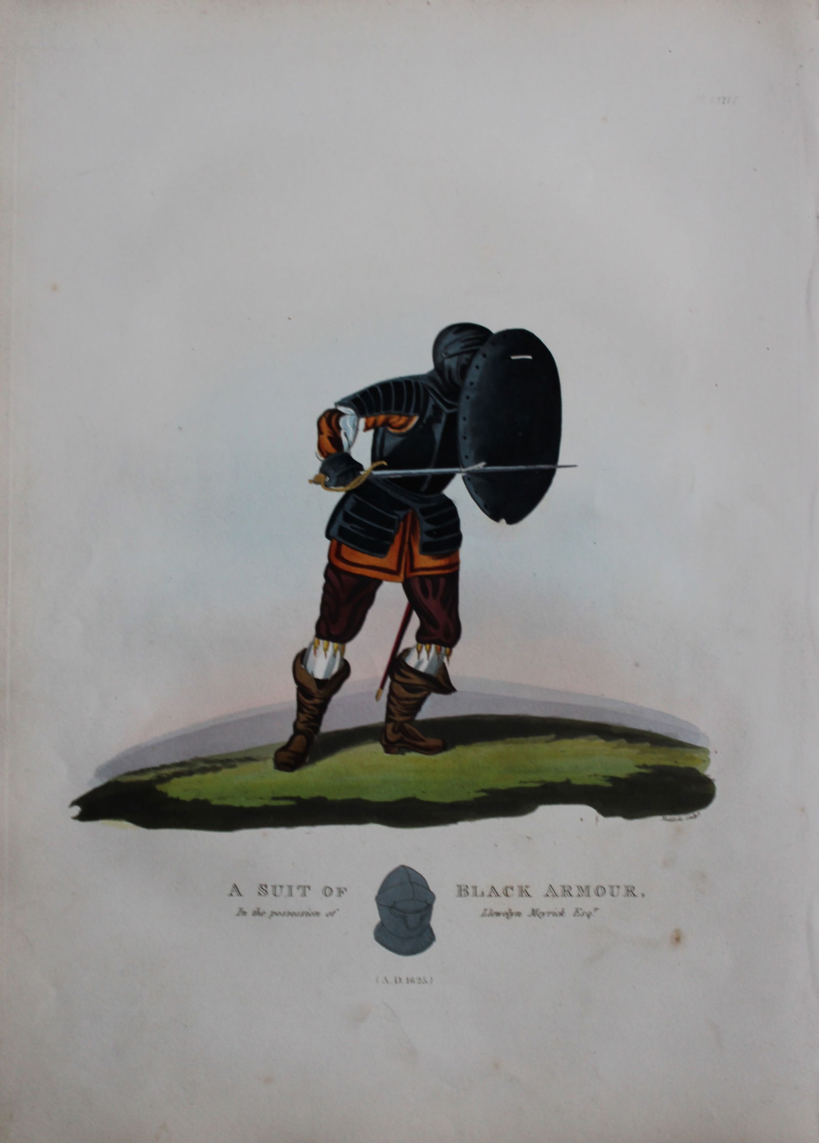 A Suit of Black Armour by Samuel Meyrick 1842 (1 of 1)