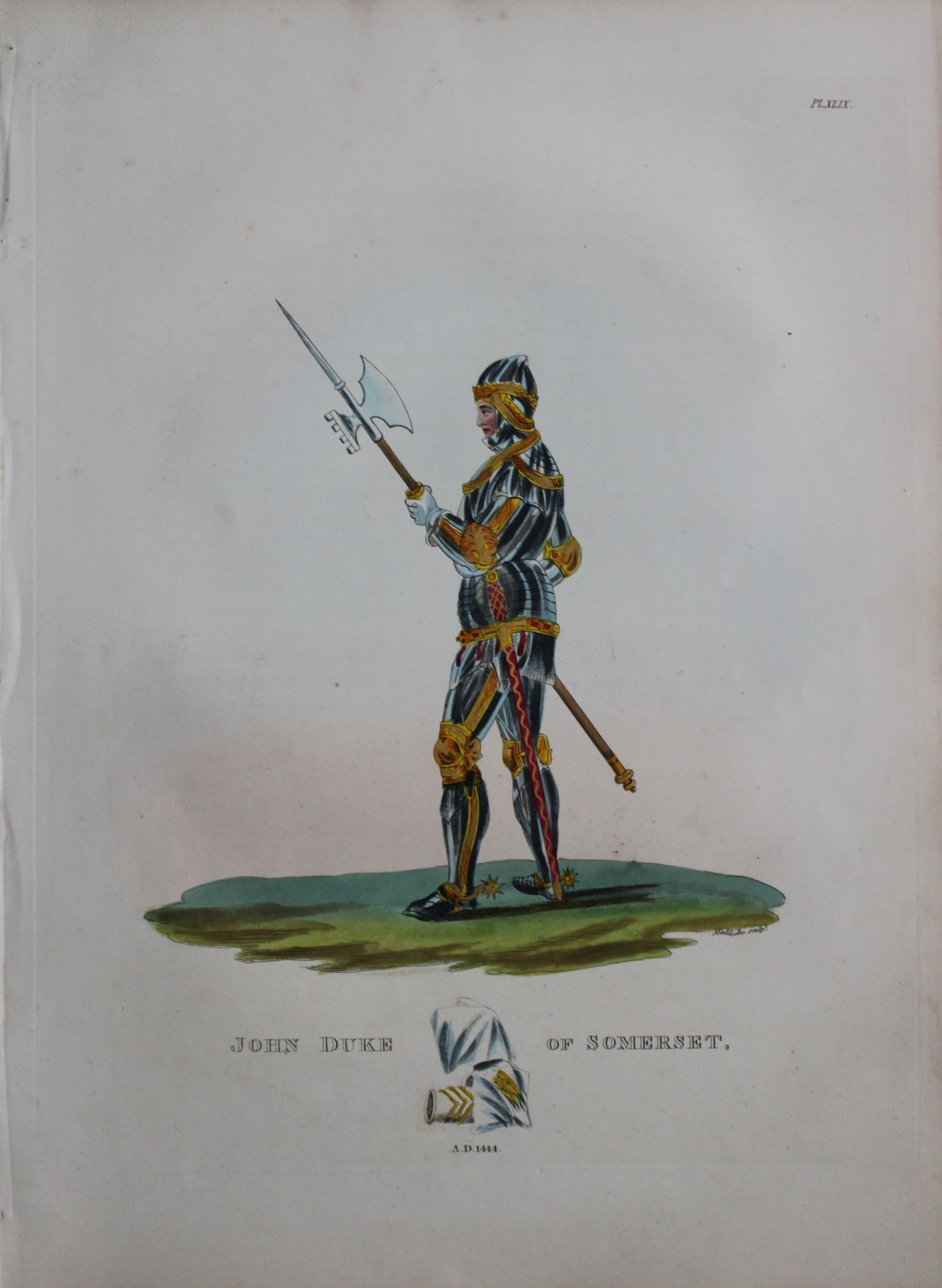 John Duke of Somerset by Samuel Meyrick 1842 (1 of 1)