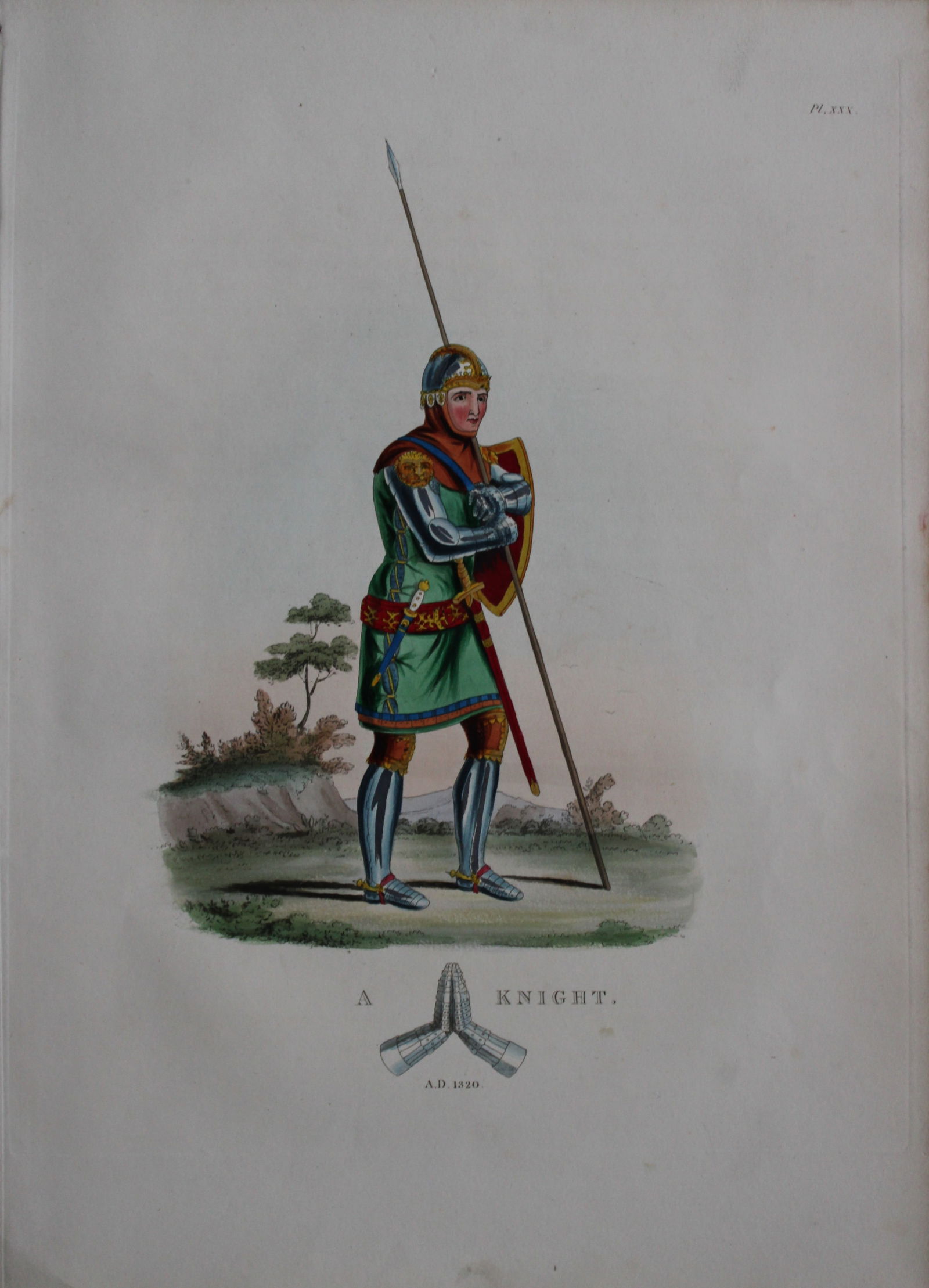 A Knight by Samuel Meyrick 1842 (1 of 1)