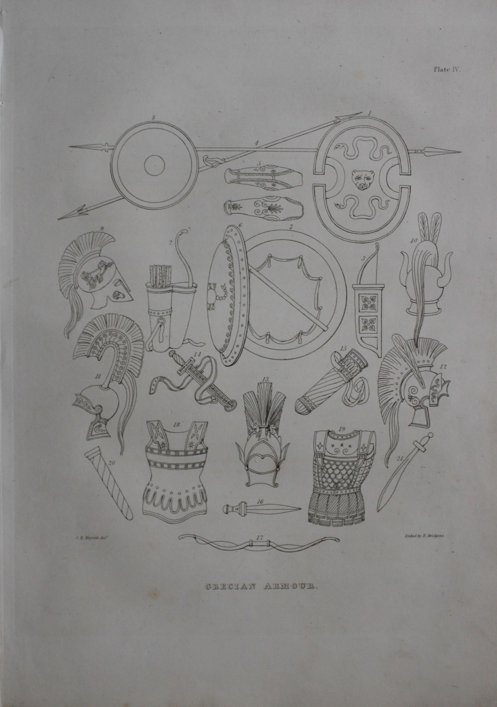 Grecian Armour by Samuel Meyrick 1842 (1 of 1)