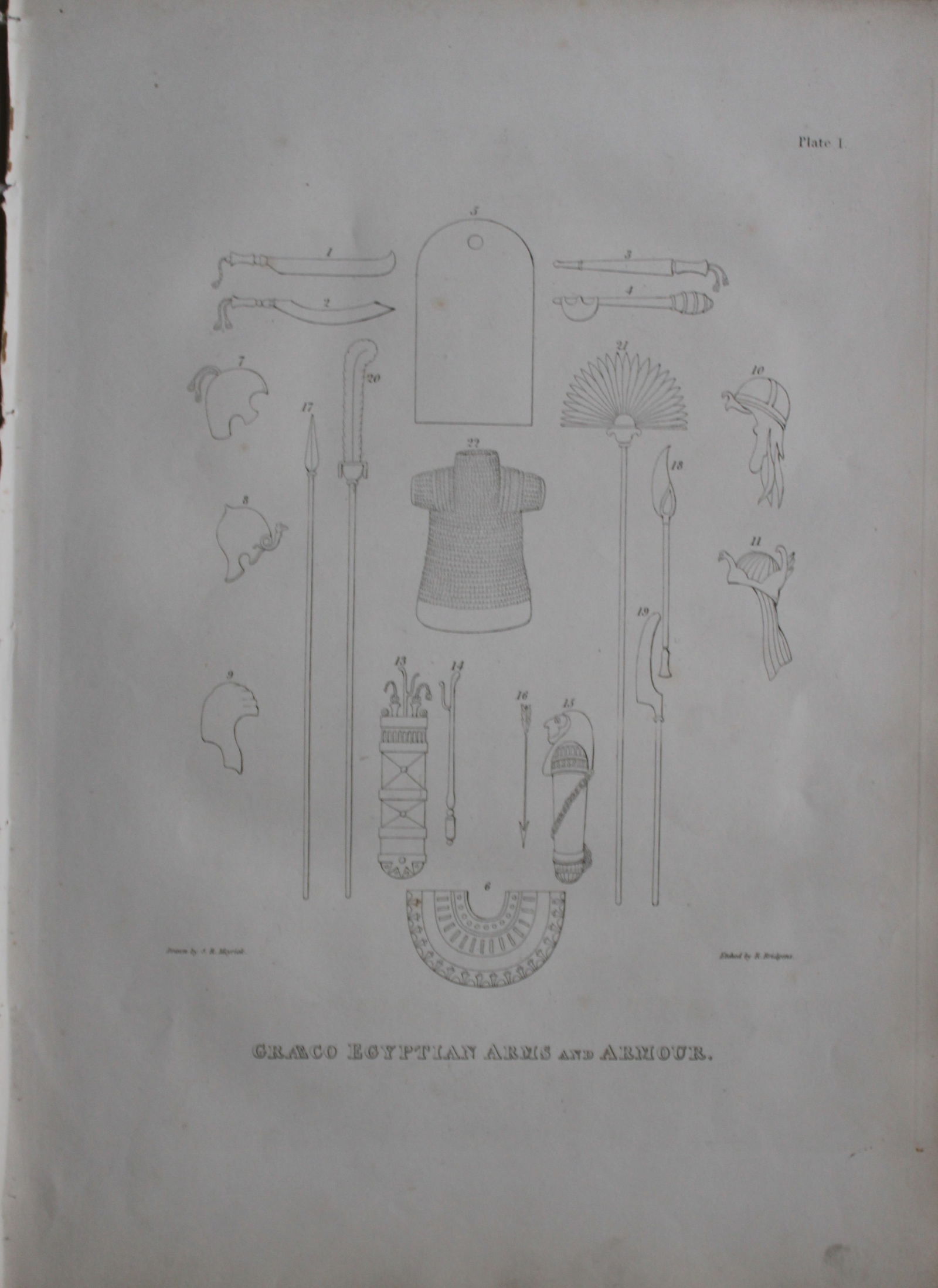 Greco Egyptian Arms and Armour by Samuel Meyrick 1842 (1 of 1)