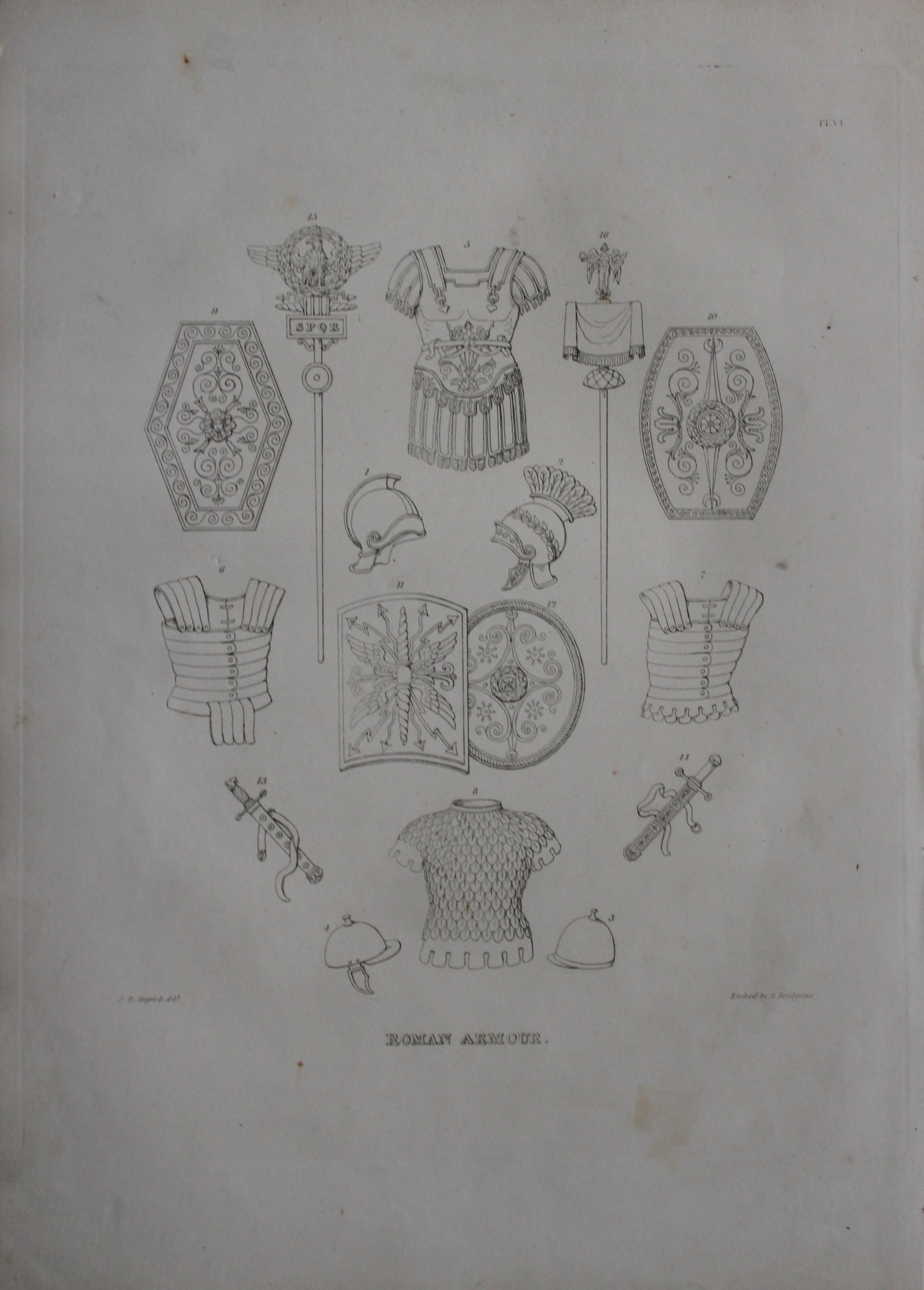 Roman Armour by Samuel Meyrick 1842 (1 of 1)