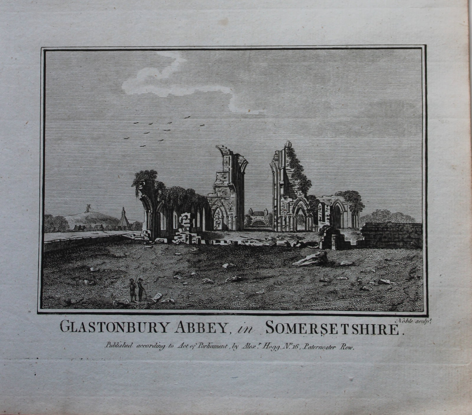 Alex Hogg - Glastonbury Abbey, Somerset 1786 (1 of 1)