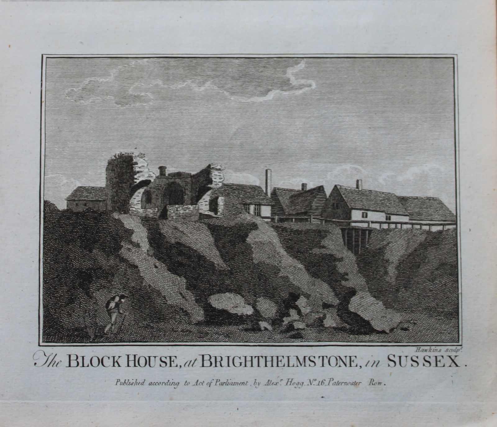 Alex Hogg - Block House, Brighthelmstone, Sussex 1786 (1 of 1)