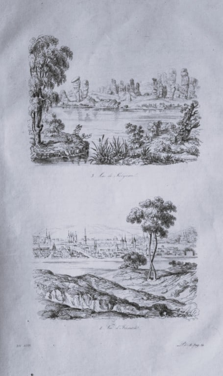 Julien Boilly - Engraving of Picturesque Views in Asia 1839: This engraving is from Voyage Pittoresque en Asie et en Afrique by Jean-Baptiste Eyries. Published by Furne et Cie, Paris 1839.These engravings by Julien Boilly illustrate ancient and modern travels i