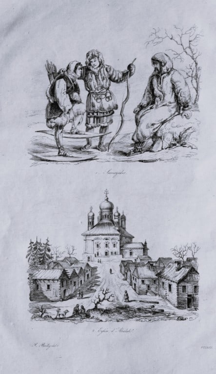 Julien Boilly - Engraving of Picturesque Views in Asia 1839: This engraving is from Voyage Pittoresque en Asie et en Afrique by Jean-Baptiste Eyries. Published by Furne et Cie, Paris 1839.These engravings by Julien Boilly illustrate ancient and modern travels i