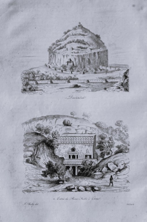 Julien Boilly - Engraving of Picturesque Views in Asia 1839: This engraving is from Voyage Pittoresque en Asie et en Afrique by Jean-Baptiste Eyries. Published by Furne et Cie, Paris 1839.These engravings by Julien Boilly illustrate ancient and modern travels i