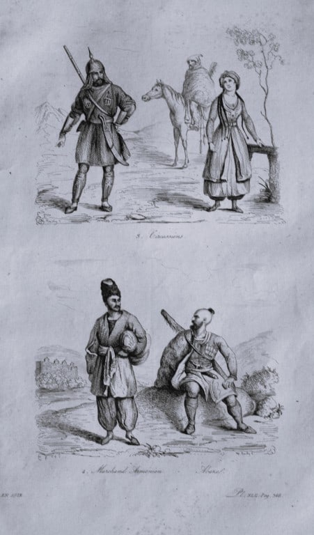 Julien Boilly - Engraving of Picturesque Views in Asia 1839: This engraving is from Voyage Pittoresque en Asie et en Afrique by Jean-Baptiste Eyries. Published by Furne et Cie, Paris 1839.These engravings by Julien Boilly illustrate ancient and modern travels i