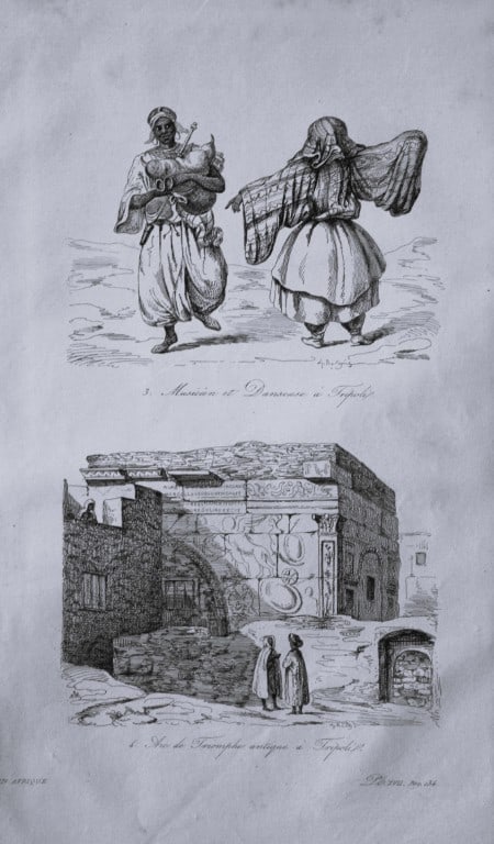 Julien Boilly - Engraving of Picturesque Views in Asia 1839: This engraving is from Voyage Pittoresque en Asie et en Afrique by Jean-Baptiste Eyries. Published by Furne et Cie, Paris 1839.These engravings by Julien Boilly illustrate ancient and modern travels i