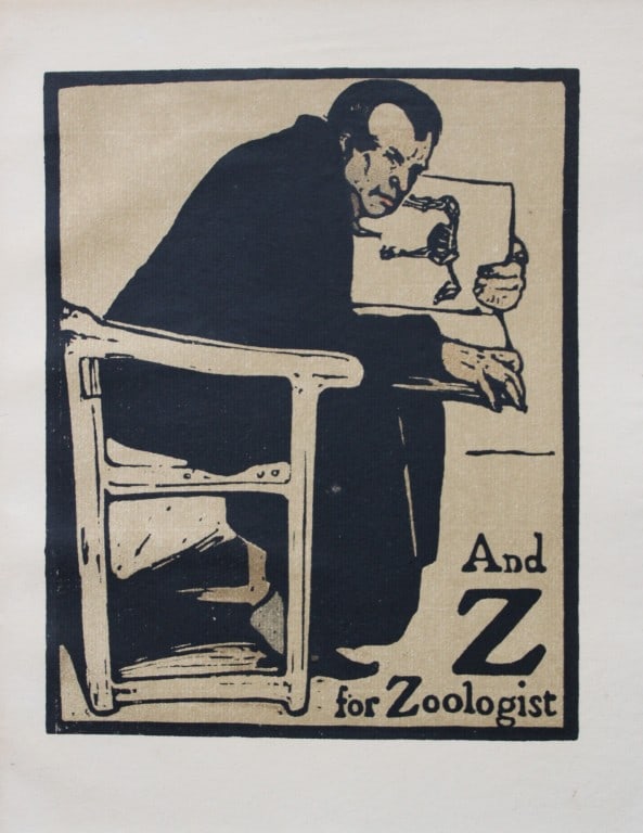 William Nicholson - Z is for Zoologist 1898 (1 of 1)
