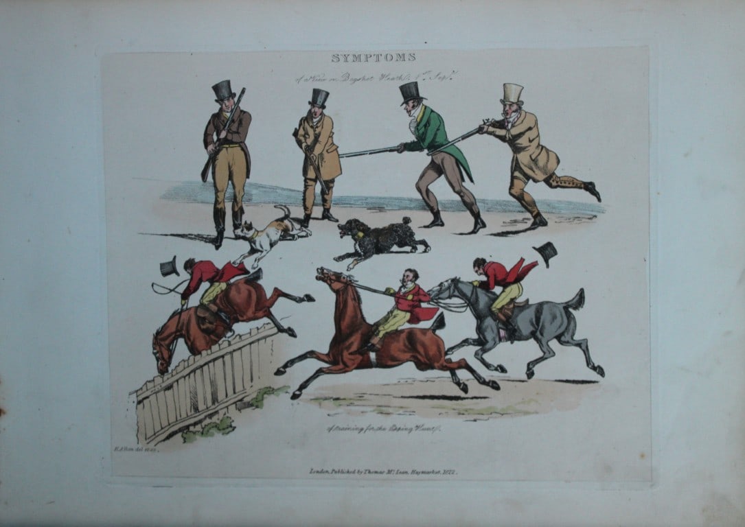 Henry Alken - Etching from Symptoms of being amused 1822 (1 of 1)