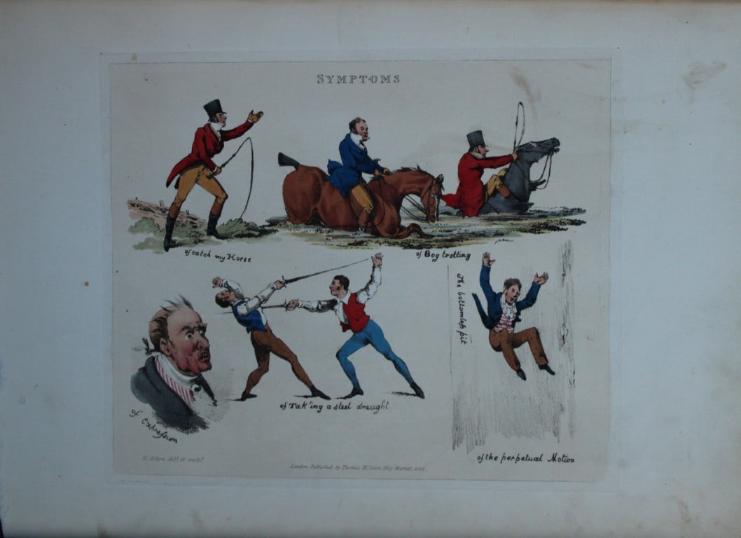 Henry Alken - Etching from Symptoms of being amused 1822 (1 of 1)